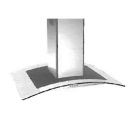 LINEA GIORGIO BI CHIMNEY 90 CM ISLAND ISCH-ISFX-24.90/X