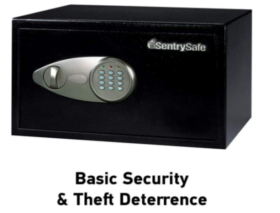 SentrySafe X105 Security Safe with Digital Keypad.